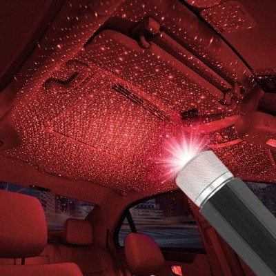 Wifton XVI™-919-TG®Star Decoration Lamp USB Car Ceiling Light Romantic Night Light Portable IOX®-USBSLY8-TG-263 Led Light(Black)