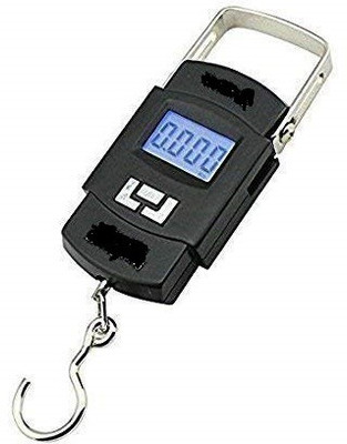 Imfola Hook Type Digital LED Screen Luggage Weighing Scale, 50 kg (Black) Weighing Scale(Black)
