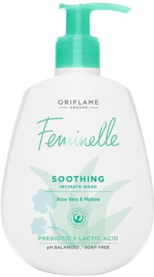 Oriflame Feminelle soomting Intimate Wash Aleo Vera & Mallow Intimate Wash(300 ml, Pack of 1)