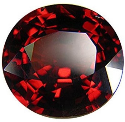 TEJVIJ AND SONS 8.25 Ratti Red Ceylon Gomed Garnet Hessonite Gli Certified Unisex Gemstone Stone Garnet Ring