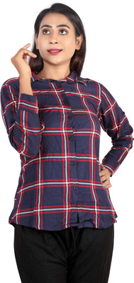 rayie collection Women Checkered Casual Multicolor Shirt