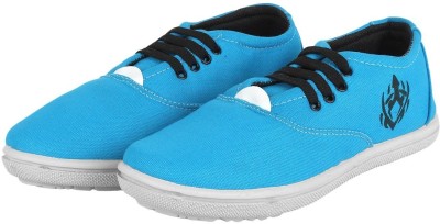 KANEGGYE Stylish shoes Sneakers For Men(White, Blue , 7)