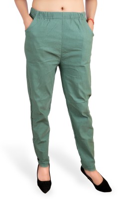 rayie collection Regular Fit Women Light Green Trousers