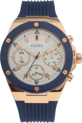 GUESS Multi-function White Analog Watch  - For Women