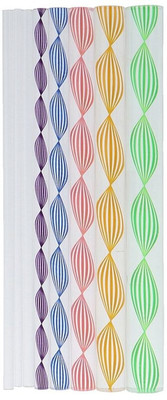 R H lifestyle 8Pcs Colorful Acrylic Twisted Rod Stick DIY Mandala Art Tool