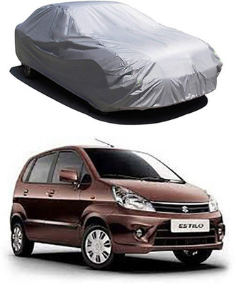 Kuchipudi Car Cover For Maruti Suzuki Zen Estilo (Without Mirror Pockets)(Silver)
