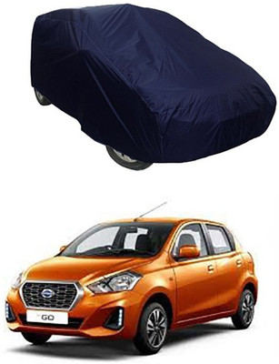 MotohunK Car Cover For Datsun Go (Without Mirror Pockets)(Blue)