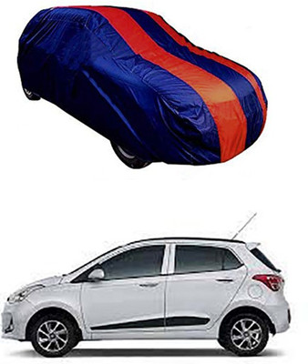 MotohunK Car Cover For Hyundai Grand i10 (Without Mirror Pockets)(Red, Blue)