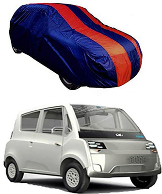 MotohunK Car Cover For Mahindra Universal For Car (Without Mirror Pockets)(Red, Blue)