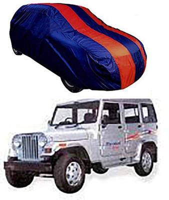 Royalrich Car Cover For Mahindra Marshal (Without Mirror Pockets)(Red, Blue)