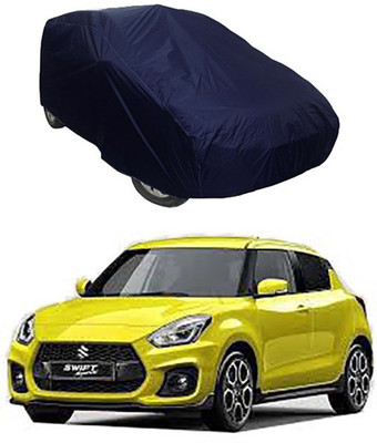 MotohunK Car Cover For Maruti Suzuki Swift (Without Mirror Pockets)(Blue)