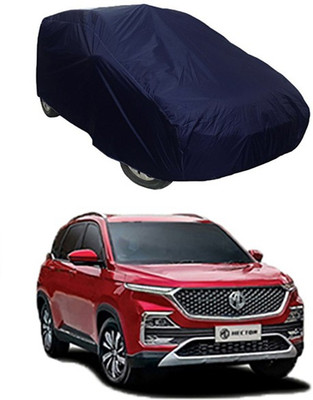 MotohunK Car Cover For MG Hector (Without Mirror Pockets)(Blue)