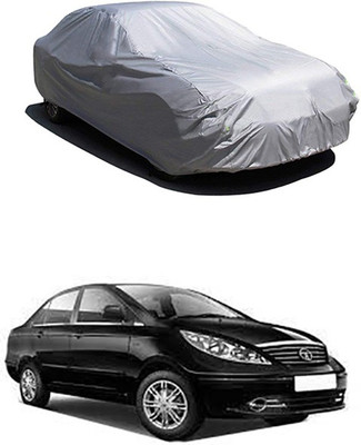 Royalrich Car Cover For Tata Manza (Without Mirror Pockets)(Silver)