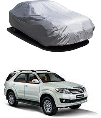 Royalrich Car Cover For Toyota Fortuner Old (Without Mirror Pockets)(Silver)