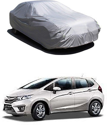 MotohunK Car Cover For Honda Jazz (Without Mirror Pockets)(Silver)