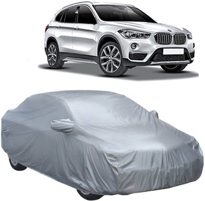 RPSENTTERPR Car Cover For BMW X1 (With Mirror Pockets)(Silver, For 2020 Models)