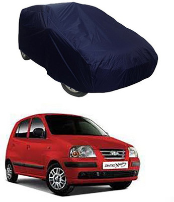 MotohunK Car Cover For Hyundai Santro Xing (Without Mirror Pockets)(Blue)