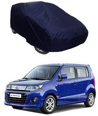 MotohunK Car Cover For Maruti Suzuki WagonR Stingray (Without Mirror Pockets)(Blue)