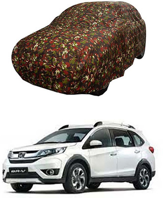 MotohunK Car Cover For Honda BRV (Without Mirror Pockets)(Multicolor)