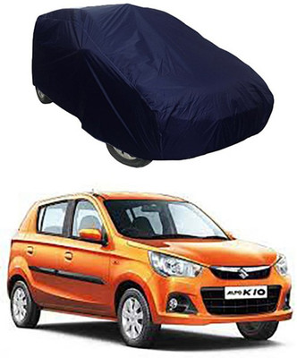 MotohunK Car Cover For Maruti Suzuki Alto K10 (Without Mirror Pockets)(Blue)