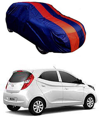 Royalrich Car Cover For Hyundai Eon (Without Mirror Pockets)(Red, Blue)