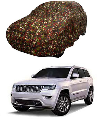 MotohunK Car Cover For Mahindra Jeep (Without Mirror Pockets)(Multicolor)