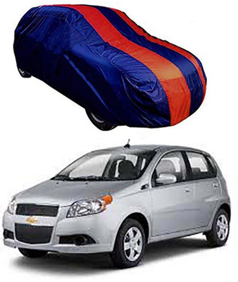 MotohunK Car Cover For Chevrolet Aveo (Without Mirror Pockets)(Red, Blue)