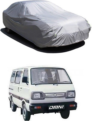 Royalrich Car Cover For Maruti Suzuki Omni (Without Mirror Pockets)(Silver)
