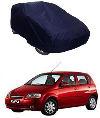 MotohunK Car Cover For Chevrolet Aveo Uva (Without Mirror Pockets)(Blue)