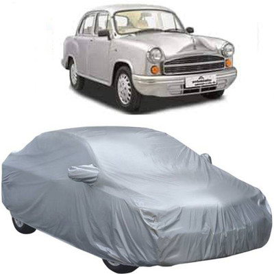 RPSENTTERPR Car Cover For HM Ambassador (With Mirror Pockets)(Silver, For 2020 Models)