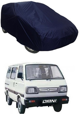 MotohunK Car Cover For Maruti Suzuki Omni (Without Mirror Pockets)(Blue)