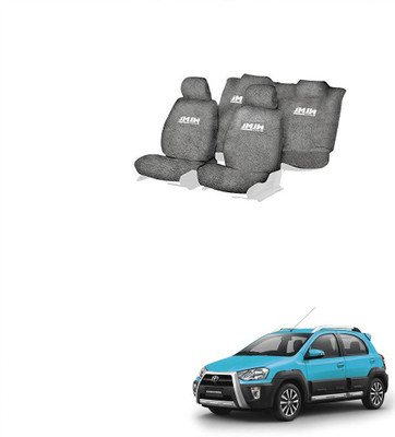 JMJW & SONS Cotton Car Seat Cover For Toyota Etios Cross(All Detachable Headrest, Without Back Seat Arm Rest, 5 Seater, 2 Back Seat Head Rests)
