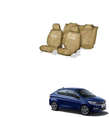 JMJW & SONS Cotton Car Seat Cover For Tata Tigor(NA, Mono Back Seat, With Back Seat Arm Rest, 5 Seater, 2 Back Seat Head Rests)
