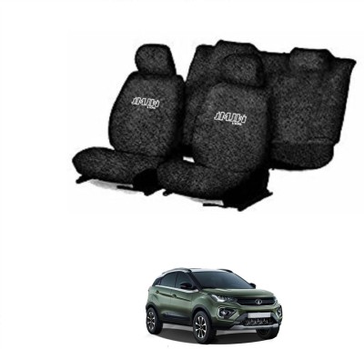 JMJW & SONS Cotton Car Seat Cover For Tata Nexon(All Detachable Headrest, Split Back Seat, With Back Seat Arm Rest, 5 Seater, 2 Back Seat Head Rests)