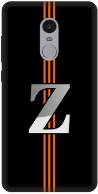 SSMORYA Back Cover for Mi Redmi Note 4, Z text Black Multicolour Printed(Multicolor, Shock Proof, Pack of: 1)