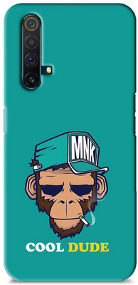 NDCOM Back Cover for Realme X3 Monkey Cool Dude Printed(Multicolor, Hard Case, Pack of: 1)