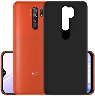 NEXZONE Back Cover for POCO M2/XIAOMI POCO M2(Black, Grip Case, Silicon, Pack of: 1)