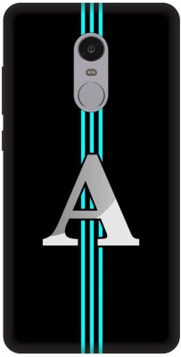 SSMORYA Back Cover for Mi Redmi Note 4, A text Black Multicolour Printed(Multicolor, Shock Proof, Pack of: 1)