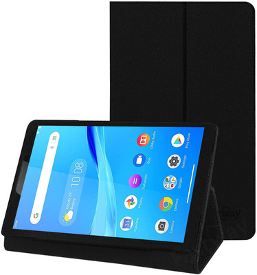 Fastway Flip Cover for Lenovo Tab M7 2nd Gen 7 inch(Black, Cases with Holder, Pack of: 1)