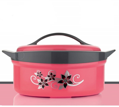 NEXA Inner Steel Neev Insulated Casserole Hot Pot for Roti/Chapati Hot Box Chapati Box/Casserole 3500ml - Multicolor Thermoware Casserole(3500 ml)