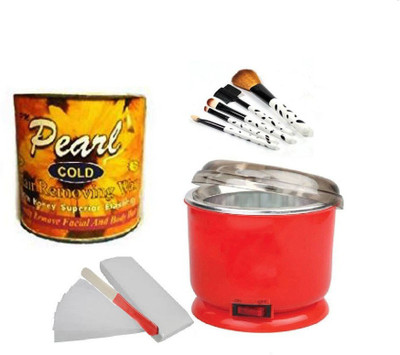 PMPEARL Cold Waxing Kit with Make-Up Brush(5 Items in the set)