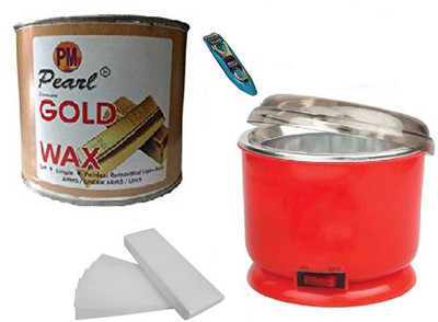 PMPEARL Gold Waxing Kit (Pack of 4)(4 Items in the set)