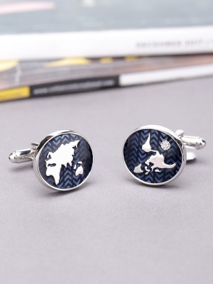 Kairangi Metal Cufflink(Blue)