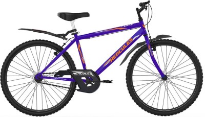 HERCULES Flare RF Blue with Neon Orange Graphics 26 T Road Cycle(Single Speed, Blue)