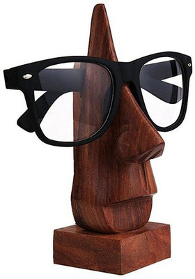 HYMS 1 Compartments Wooden Spectacle Holder(Brown)