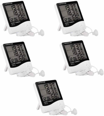 InfraHive Digital White, Black Clock