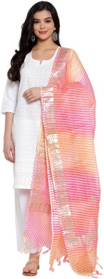 JABAMA Pure Cotton Striped Women Dupatta