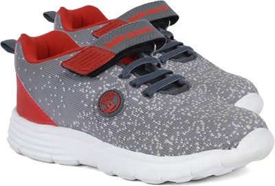 Bubblegummers Boys & Girls Lace Sneakers(Grey, 16 Years and Above)