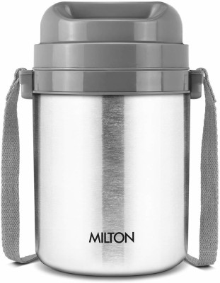 MILTON Glint 4 Thermosteel Insulated Stainless Steel Tiffin Box, 1100 ml 4 Containers Lunch Box(1100 ml, Thermoware)