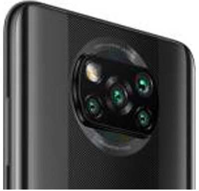 DAFFIN Back Camera Lens Glass Protector for for HD Camera Poco X3(Pack of: 1)